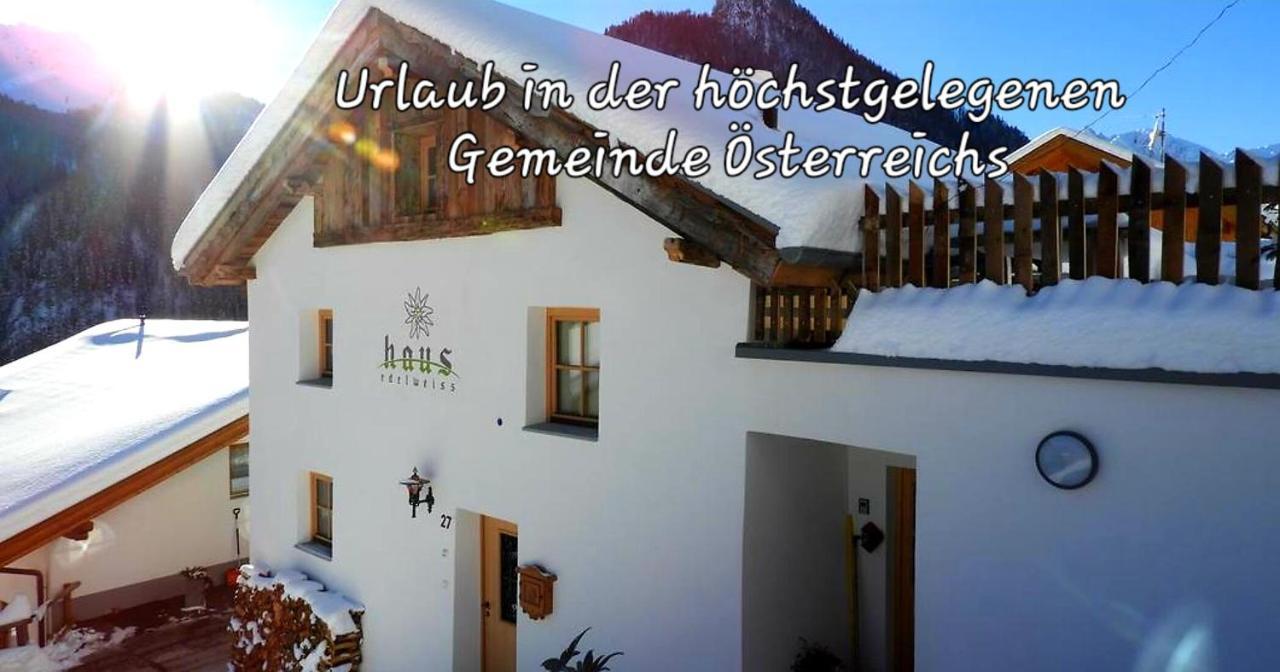 Villa Haus Edelweiss Spiss Bei Samnaun Exterior foto